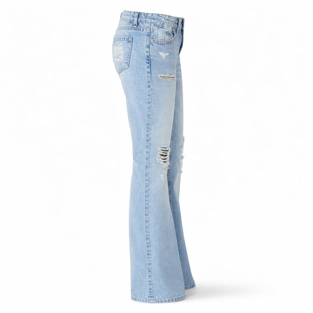 Mila Light Blue Flare