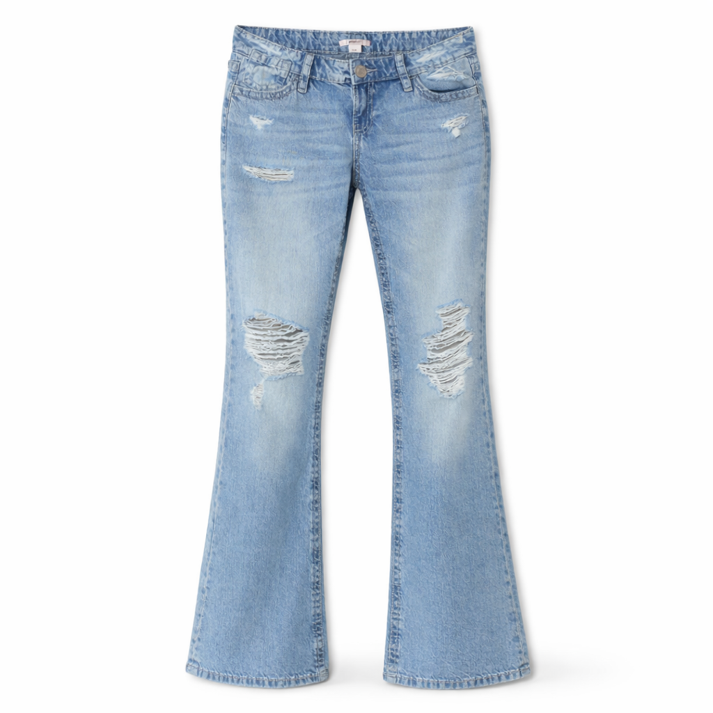 Mila Light Blue Flare